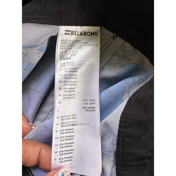 Billabong NWOT Men's Rainbow Wave Silhouette Surf Board Swim Shorts 30 - Picture 5 of 6